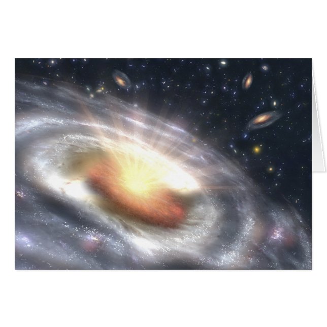 Trou noir Quasar de la NASA (Devant horizontal)