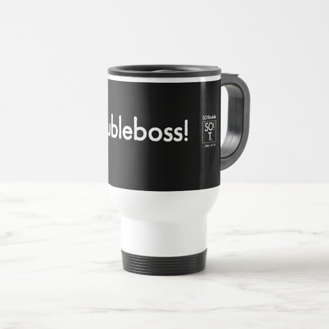 troubleboss! tasse de voyage (Devant droit)
