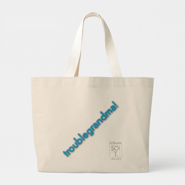 troublegrand ! grand sac fourre-tout (Dos)