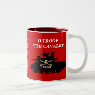 Troupe de D, 17ème tasse de la cavalerie M551