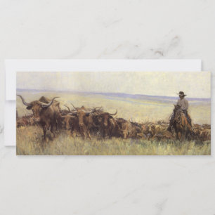 Troupeau conduit dans le Wyoming par WHD Koerner