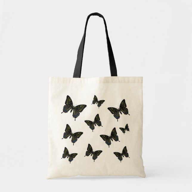 Troupeau de papillons de sac d'épicerie de (Devant)