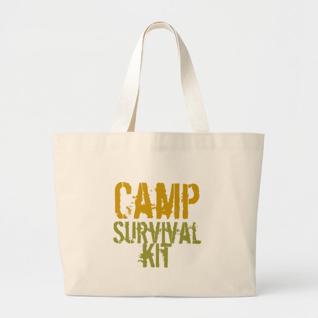 Trousse de survie de camp - sac fourre-tout (Devant)