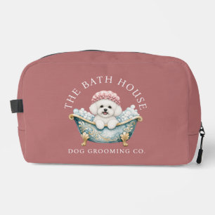 Trousse de toilettage pour Bichon Frise - Sac rose