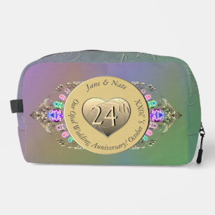 Trousse De Toilette 24e anniversaire du Mariage Opal