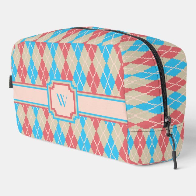 Trousse De Toilette À la plage Argyle (Coin droit)