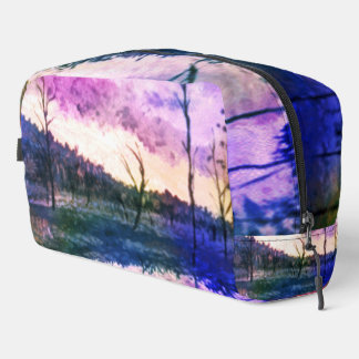 Trousse De Toilette Abstract colorful trees cosmetic bag