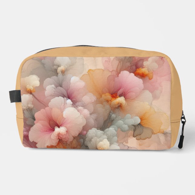 Trousse De Toilette Abstract Pastel Floral Cloud Ink Landscape (Recto)
