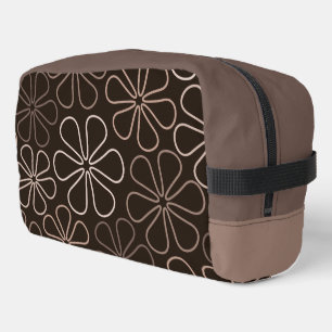 Trousse De Toilette Abstrait Big Flower Outlines Browns & Creams
