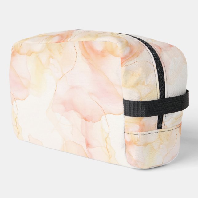 Trousse De Toilette Abstrait Jaune Rose Orange Pêche (Coin gauche)