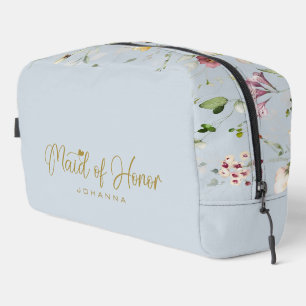 Trousse De Toilette Accessoire de nom de script de demoiselle d'honneu