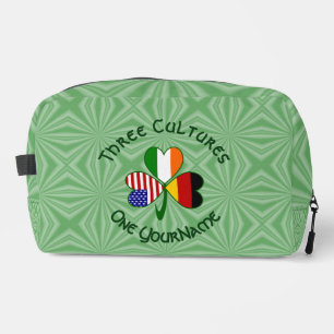 Trousse De Toilette Allemand Irlandais Shamrock américain drapeaux Per