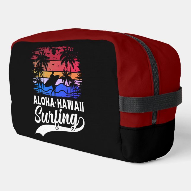 Trousse De Toilette Aloha Hawaii Vibes de surf (Coin gauche)