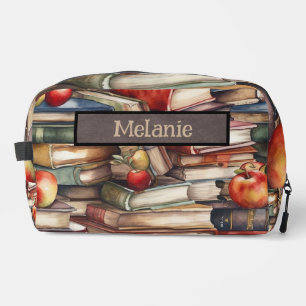 Trousse De Toilette Amoureux des livres monogrammes