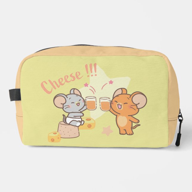 Trousse De Toilette Anime Tuffy et Jerry Cheese au fromage (Recto)