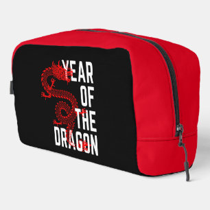 Trousse De Toilette Année du Dragon rouge blanc