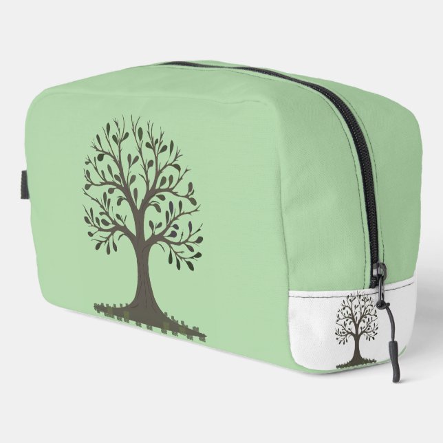 🌳 Trousse de Toilette Arbre de Vie Vert🧼 (Coin droit)