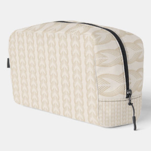 Trousse De Toilette Arches de ruban Art déco en champagne et ivoire