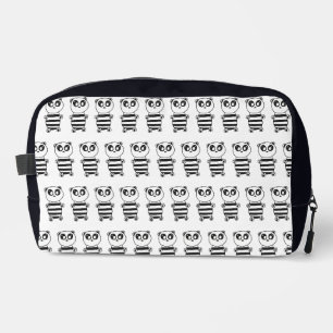 Trousse De Toilette Art de panda noir et blanc ludique