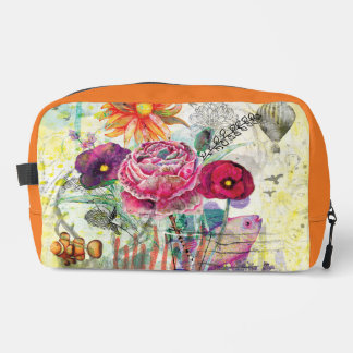 Trousse De Toilette Art du collage multimédia fantaisiste