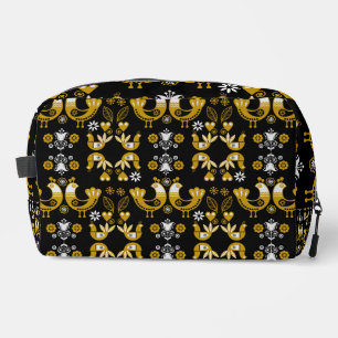 Trousse De Toilette Art populaire scandinave  Oiseaux