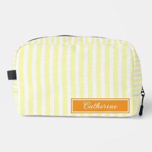Trousse De Toilette Bandes Jaunes Abstrait Rétro Joli & Tendances