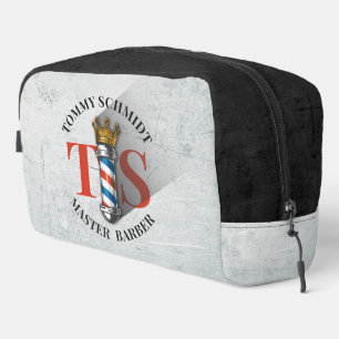 Trousse De Toilette Barber Hair Shop King Crown Barber Pole Hair Salon