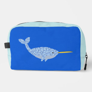 Trousse De Toilette Bébé bleu mignon garçon Narwhal