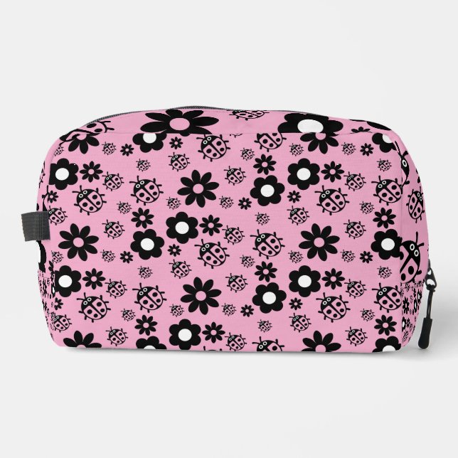 Trousse De Toilette Bébés coccinelle rose mignonne (Recto)