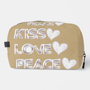 Trousse de toilette Beige - beige coeur