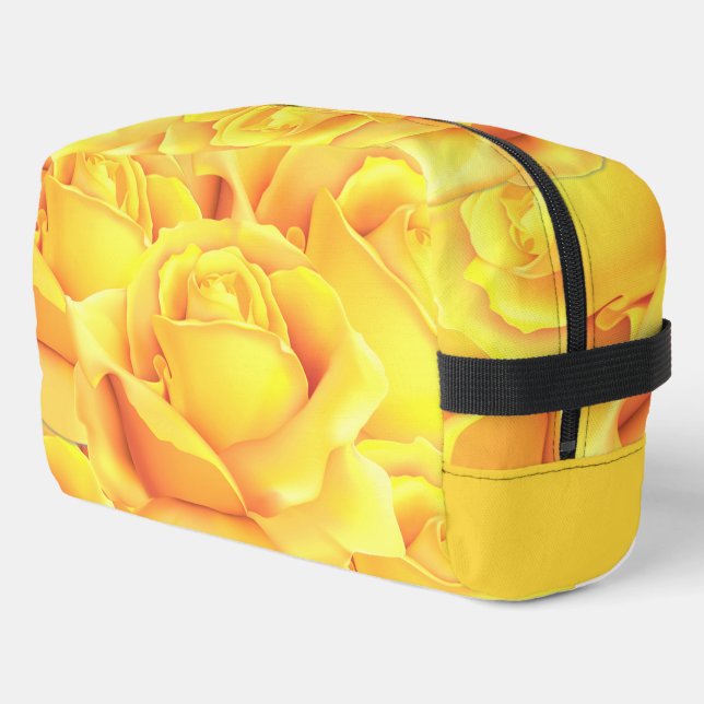 Trousse De Toilette Belle Rose Jaune (Coin gauche)