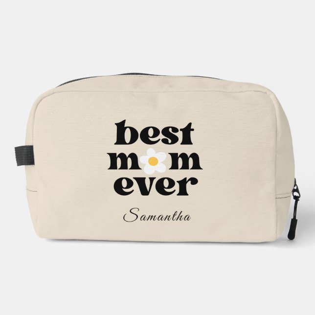 Trousse De Toilette Best Mom Ever Personalized Mother's Day (Recto)