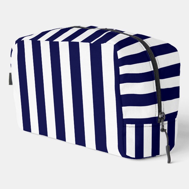 Trousse De Toilette Bleu et blanc marine (Coin droit)