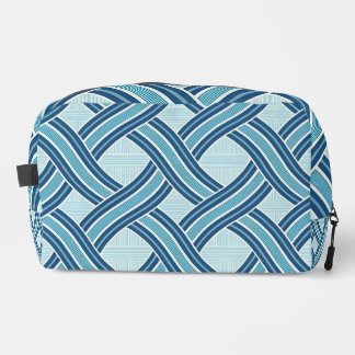 Trousse De Toilette Blue Lines Pattern