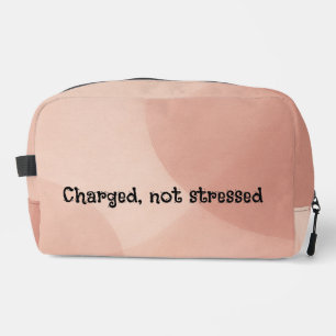 Trousse De Toilette Blush mat et rose poussiéreux art IA