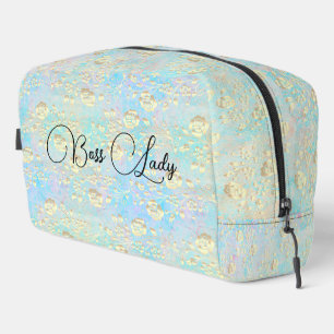 Trousse De Toilette Boss Lady Gold Floral sur Pastels