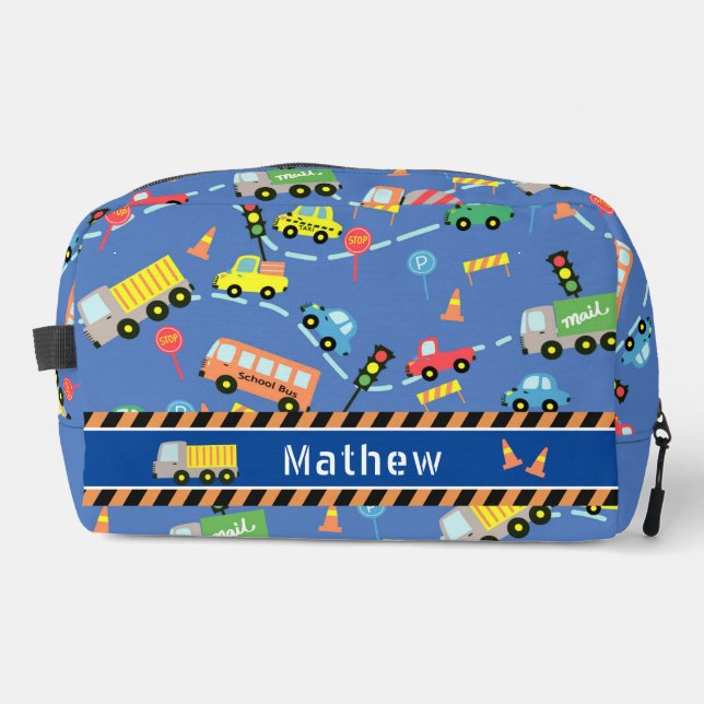 Trousse De Toilette Boys de transport bleu (Recto)