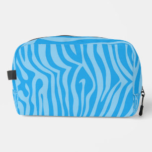 TROUSSE DE TOILETTE BRIGHT MARINE BLUE EMPREINTES DE LÉOPARD MOTIFS