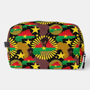 Trousse De Toilette Burkina Faso Carte, drapeau et première révolution