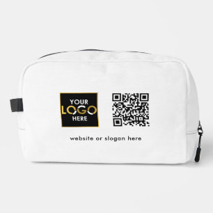 Trousse De Toilette Business Your Logo QR Code Texte Promotionnel Blan