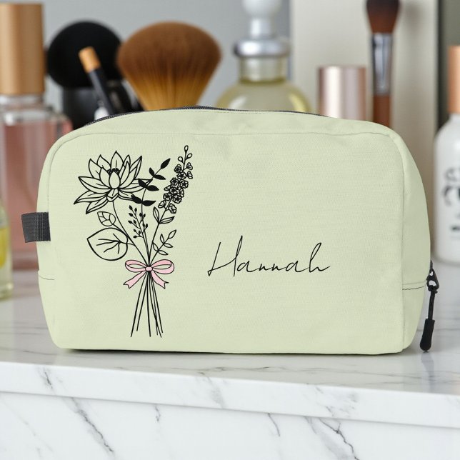Trousse De Toilette Cadeau Personnalisé Pour Demoiselle D'Honneur Fleu (Créateur téléchargé)