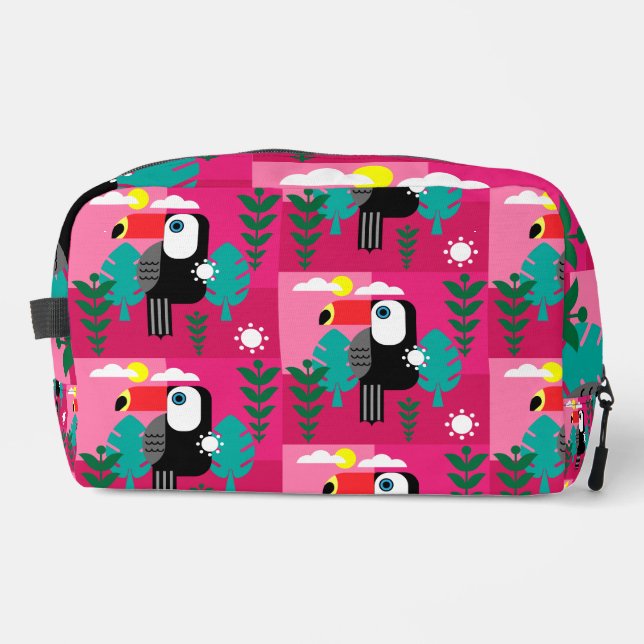 Trousse De Toilette Cadeau Toucan (Recto)