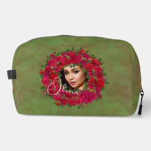 Trousse De Toilette Cadre photo de rose romantique pour amant