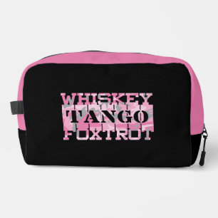 Trousse De Toilette Camion rose Foxtrot Tango Whiskey Militaire