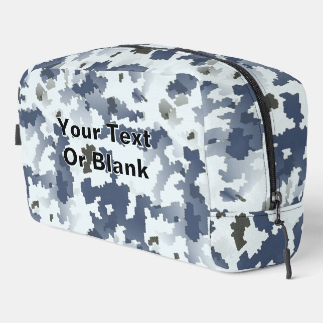 Trousse De Toilette Camouflage Hiver Fractal (Coin droit)