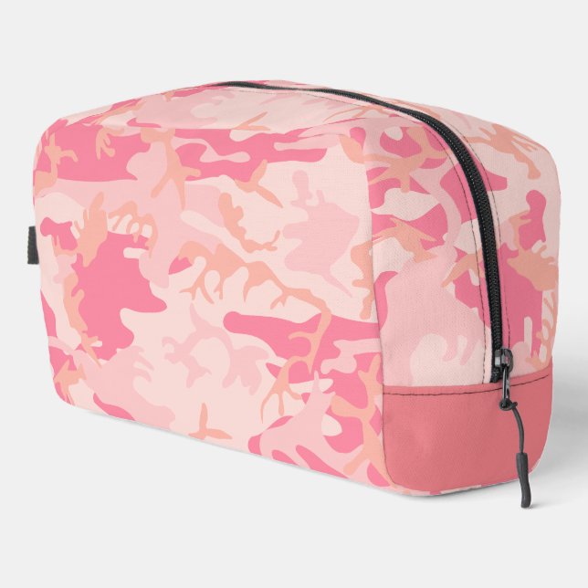 Trousse De Toilette Camouflage rose, Armée (Coin droit)