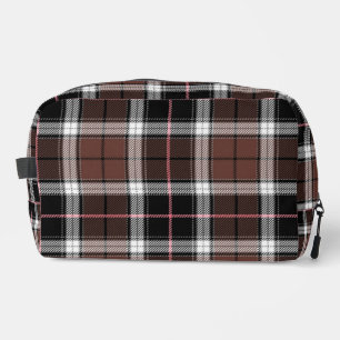 Trousse De Toilette Carreaux Marron