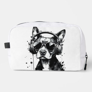 Trousse De Toilette Casque de chien cool Cute Animaux de compagnie enc