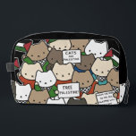 Trousse De Toilette Cats for Palestine – Kawaii Cats for Justice<br><div class="desc">Show your support with this powerful yet adorable Palestine-themed graphic design featuring a colony of kawaii cats holding Palestinian flags and signs like “Free Palestine” and “From the River to the Sea.” This unique political solidarity artwork blends cute cat art with a meaningful message of justice, human rights, and freedom....</div>