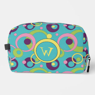 Trousse De Toilette Cercles bleus funky